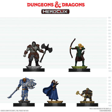 DUNGEONS AND DRAGONS HEROCLIX SERIES ONE 1CT BOOSTER