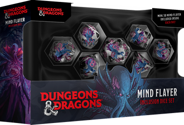 DND MIND FLAYER RESIN DICE SET