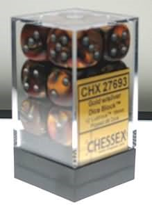 CHESSEX 12D6 16mm Dice *Lustrous*