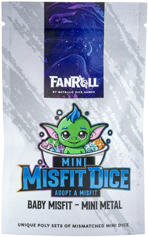 MYSTERY MISFIT MINI METAL DICE