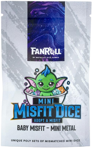MYSTERY MISFIT MINI METAL DICE