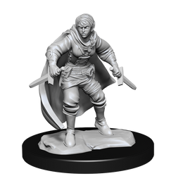 DND UNPAINTED MINIS WV14 HALF-ELF ROGUE FEMALE