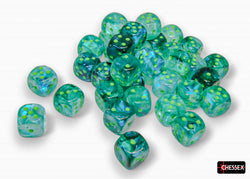 Chessex 12mm D6 Dice Block (36 Dice) *Borealis*