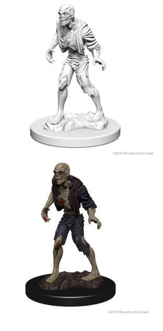 DND UNPAINTED MINIS WV1 ZOMBIES