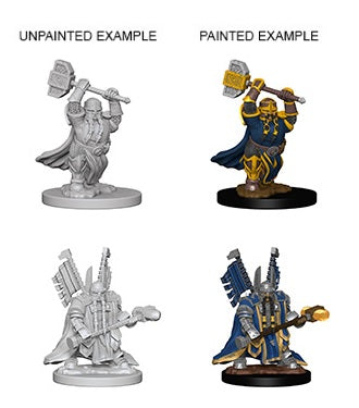 DND UNPAINTED MINIS WV4 DWARF MALE PALADIN