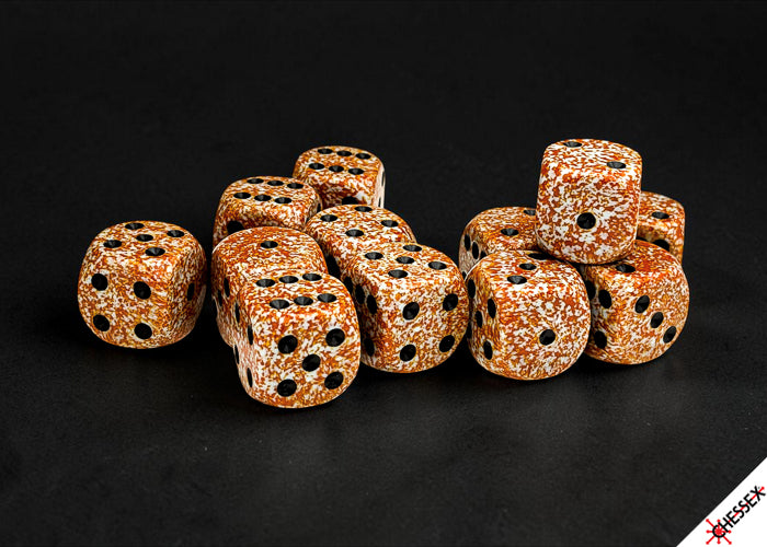 CHESSEX 16MM D6 DICE BLOCK (12 DICE) - SPECKLED