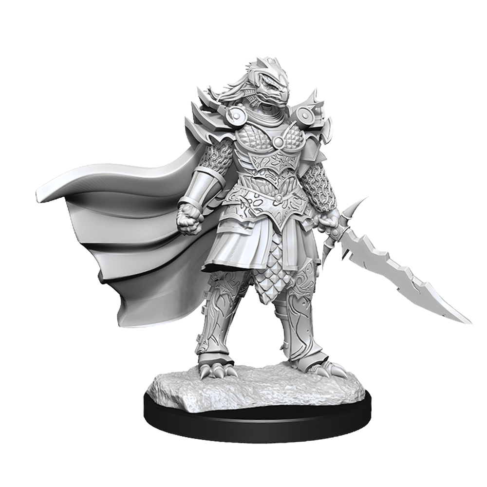 DND UNPAINTED MINIS WV15 DRAGONBORN FIGHTER FEMALE