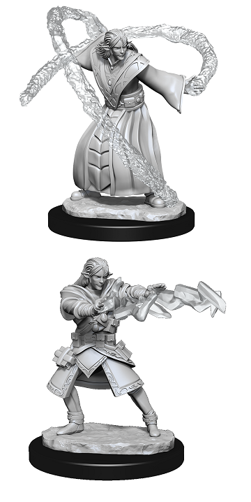 DND UNPAINTED MINIS WV13 ELF WIZARD MALE