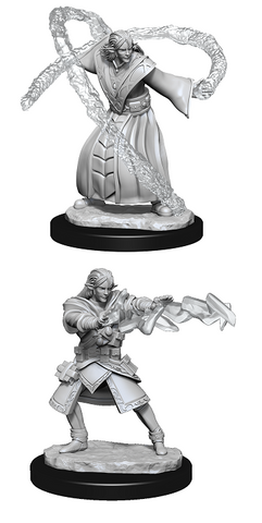 DND UNPAINTED MINIS WV13 ELF WIZARD MALE