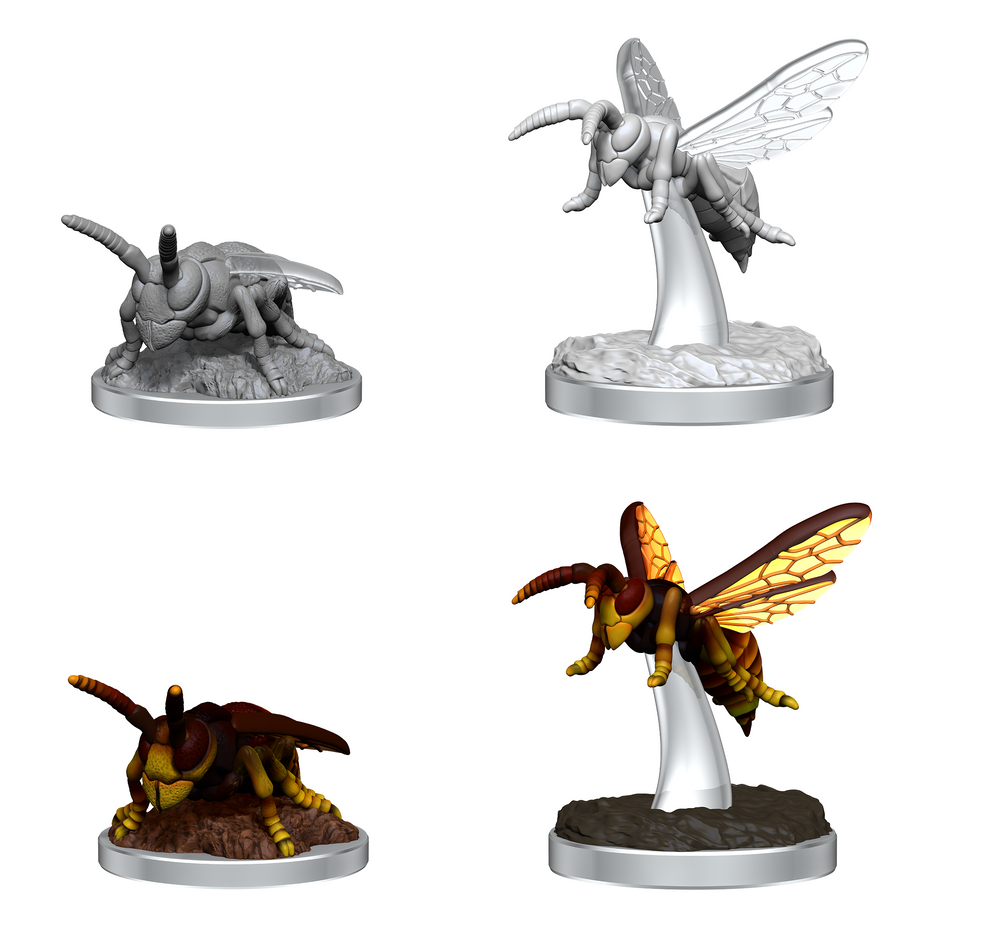 WIZKIDS UNPAINTED MINIS WV19 MURDER HORNETS