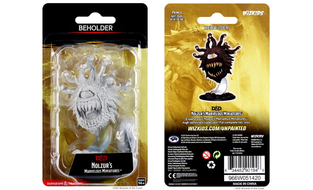 DND UNPAINTED MINIS WV12.5 BEHOLDER
