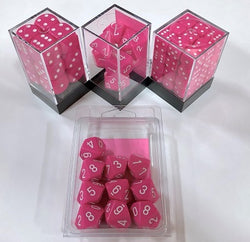 CHESSEX 16MM D6 DICE BLOCK (12 DICE) - OPAQUE