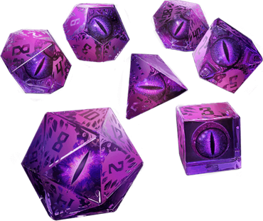 SHARP EDGED MIMIC DICE SET