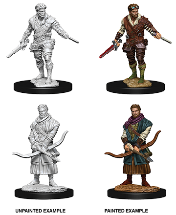 DND UNPAINTED MINIS WV9 MALE HUMAN ROGUE