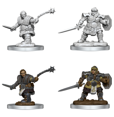 DND UNPAINTED MINIS WV16 DWARF FIGHTER FEMALE