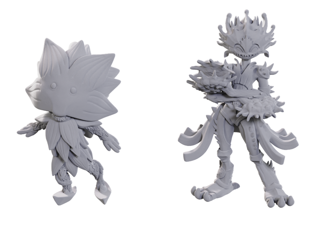 PF UNPAINTED MINIS WV25 LOTUS LESHY AND FLYTRAP LESHY