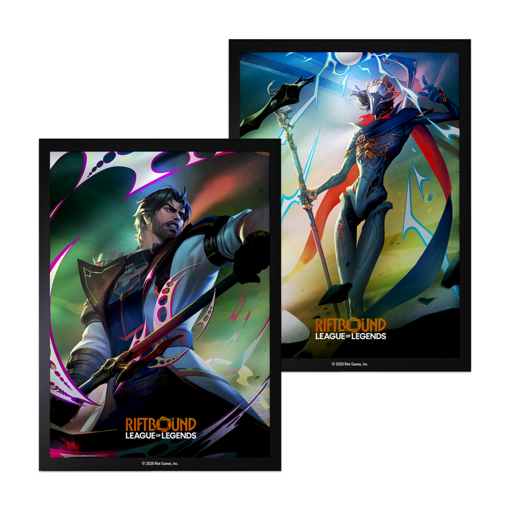 RIFTBOUND LEAGUE OF LEGENDS TCG VENDETTA ART SLEEVES 100ct