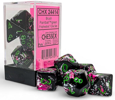 CHESSEX 7-DIE SET *BRUSH*