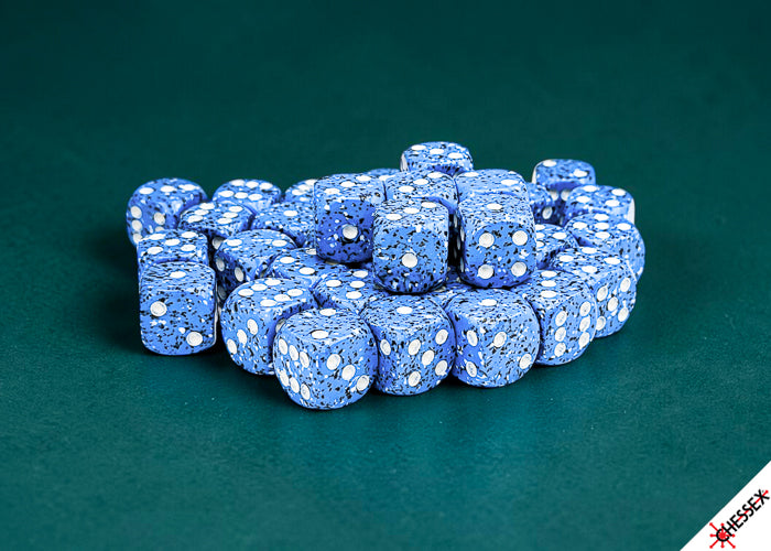 Chessex 12mm D6 Dice Block (36 Dice) *Speckled*