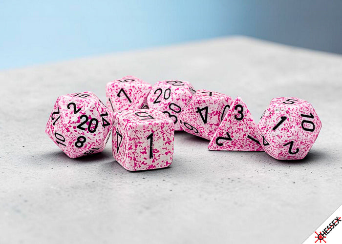 CHESSEX 7-DIE SET *SPECKLED*