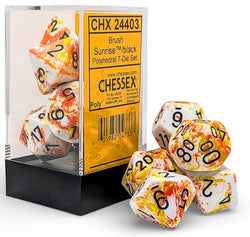 CHESSEX 7-DIE SET *BRUSH*