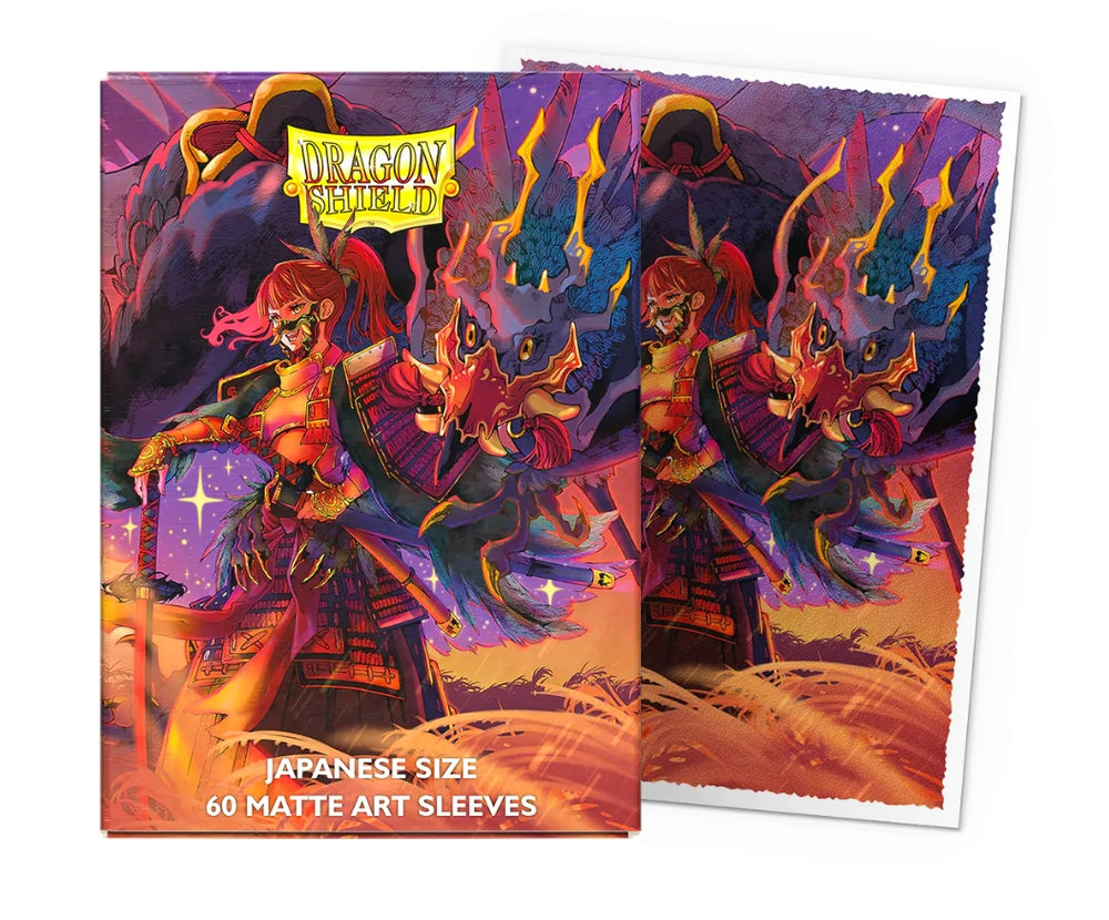 DRAGON SHIELD SLEEVES JAPANESE MATTE ART THE FALLEN 60CT