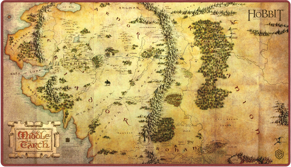 UG PLAYMAT THE HOBBIT MAP
