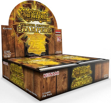 YGO QUARTER CENTURY STAMPEDE BOOSTER BOX