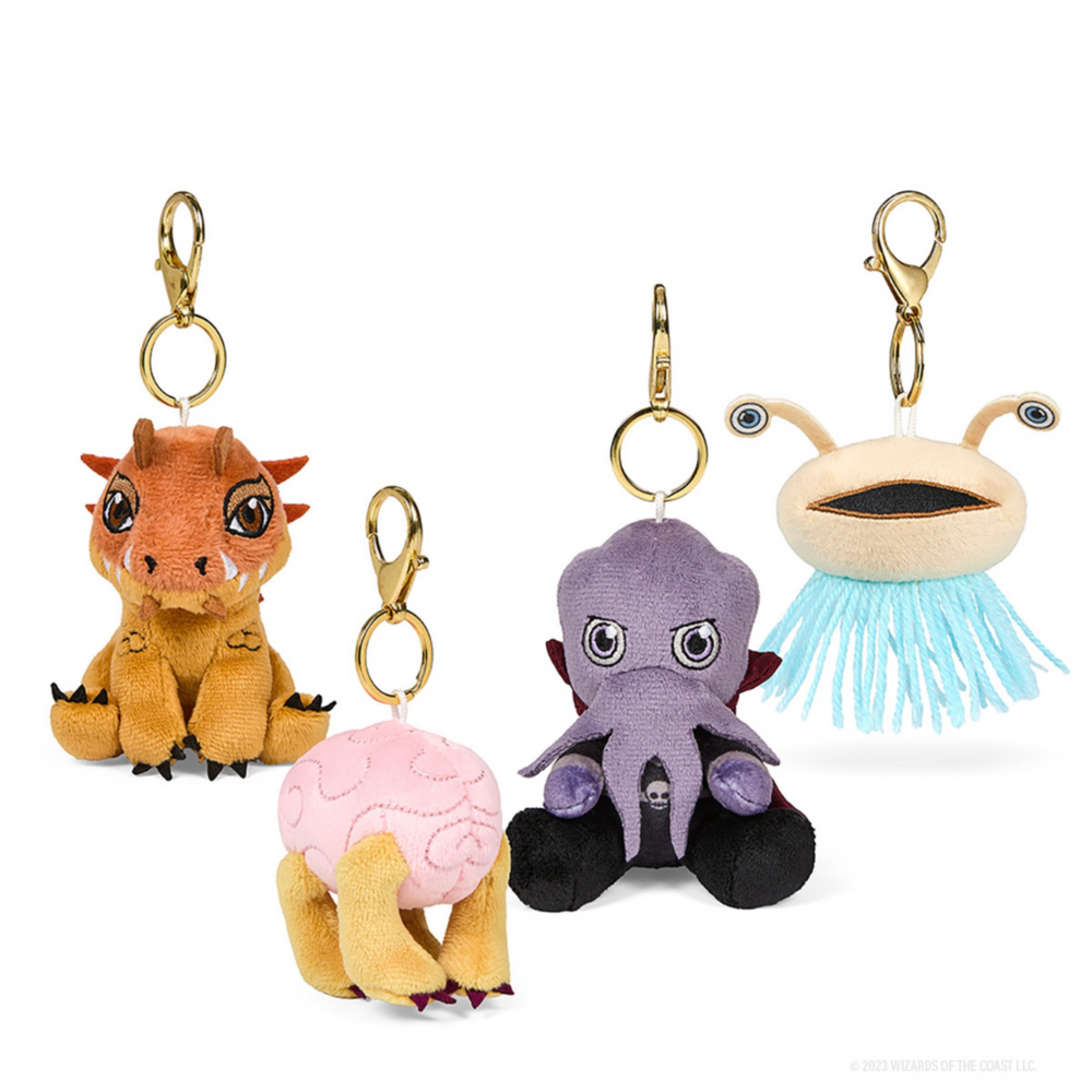 KIDROBOT DND 3" PLUSH CHARMS WV3