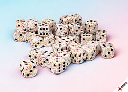 Chessex 12mm D6 Dice Block (36 Dice) *Speckled*
