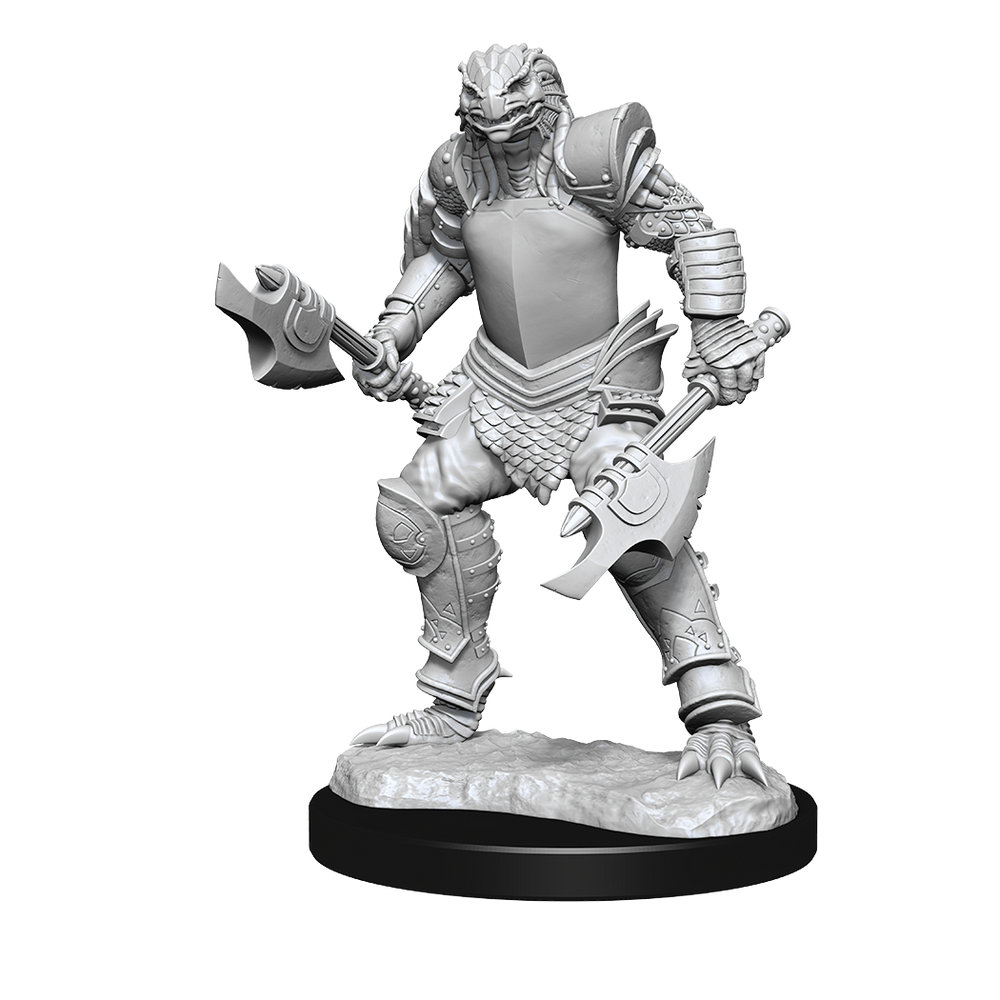 DND UNPAINTED MINIS WV15 DRAGONBORN FIGHTER FEMALE