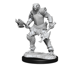 DND UNPAINTED MINIS WV15 DRAGONBORN FIGHTER FEMALE