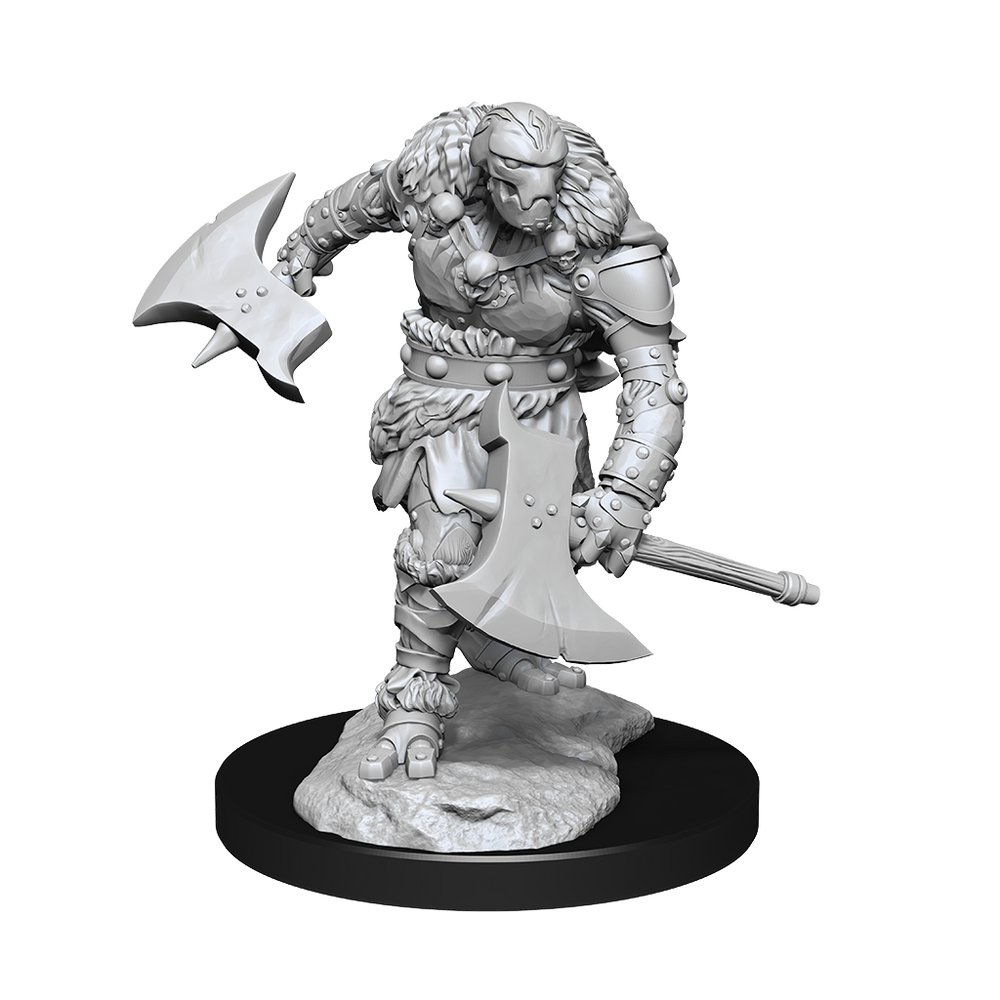 DND UNPAINTED MINIS WV14 WARFORGED BARBARIAN