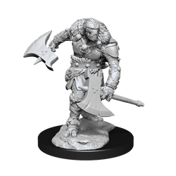 DND UNPAINTED MINIS WV14 WARFORGED BARBARIAN