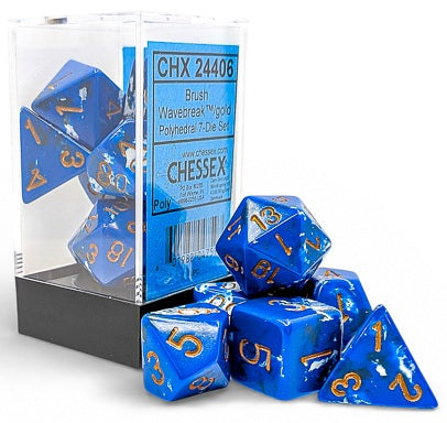 CHESSEX 7-DIE SET *BRUSH*