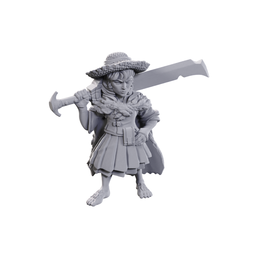 PF UNPAINTED MINIS WV23 FEMALE HALFLING MAGUS