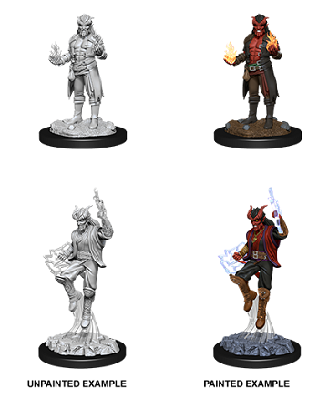 DND UNPAINTED MINIS WV12 MALE TIEFLING SORCERER