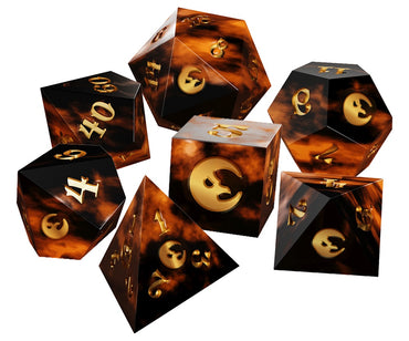 THE CROOKED MOON RPG RESIN DICE SET