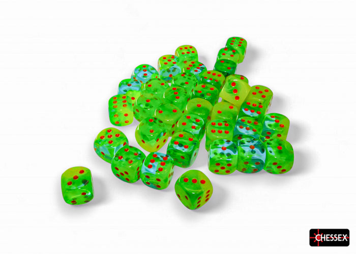 Chessex 12mm D6 Dice Block (36 Dice) *Gemini*