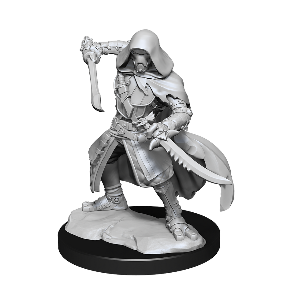 DND UNPAINTED MINIS WV14 WARFORGED ROGUE