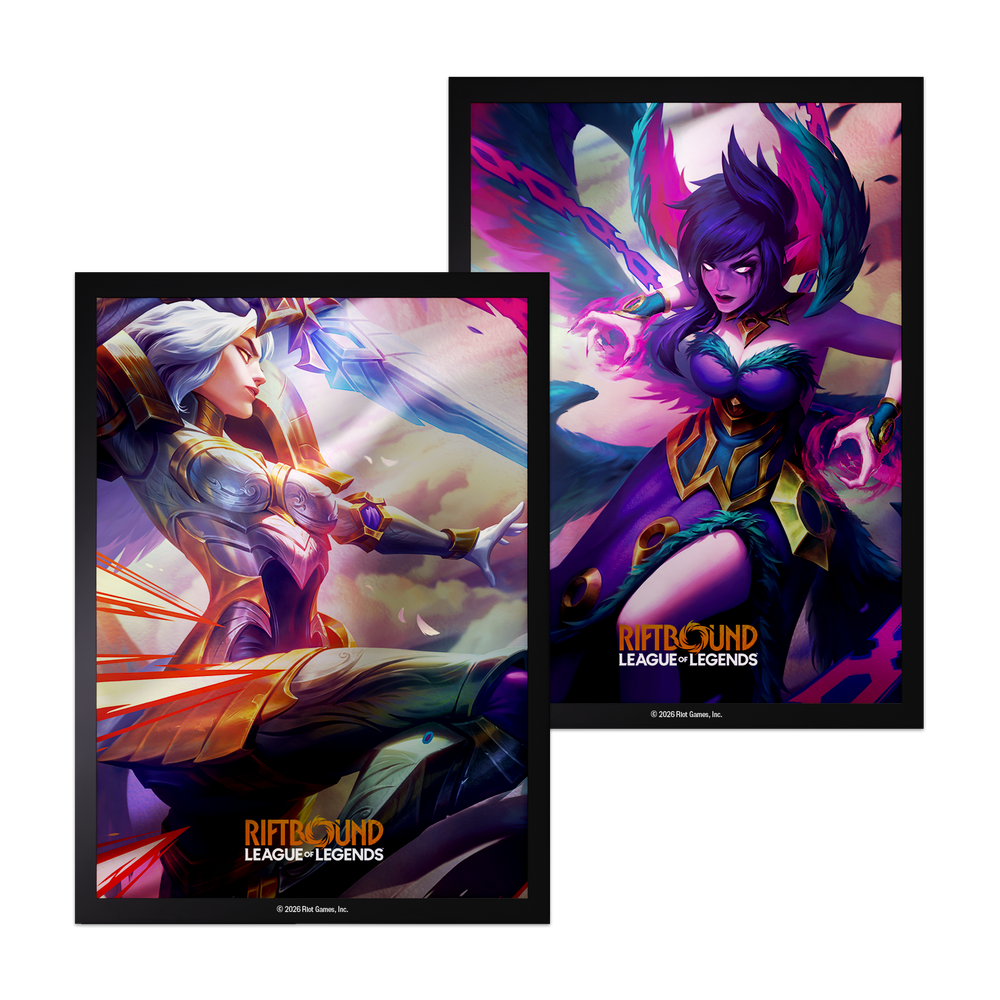 RIFTBOUND LEAGUE OF LEGENDS TCG VENDETTA ART SLEEVES 100ct