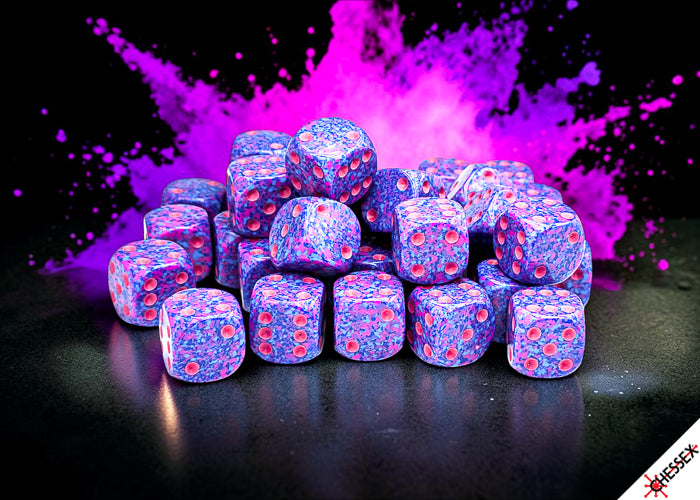 Chessex 12mm D6 Dice Block (36 Dice) *Speckled*