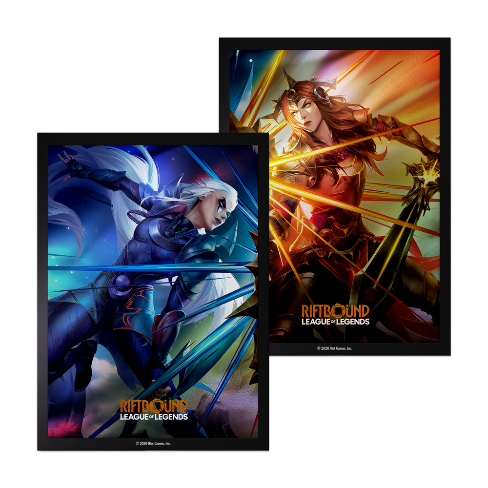 RIFTBOUND LEAGUE OF LEGENDS TCG VENDETTA ART SLEEVES 100ct