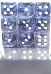 Chessex 12mm D6 Dice Block (36 Dice) *Nebula*