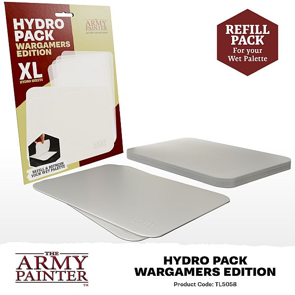 WARGAMERS WET PALETTE HYDRO PACK REFILLS (XL)