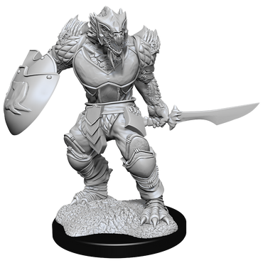 DND UNPAINTED MINIS WV15 DRAGONBORN FIGHTER MALE