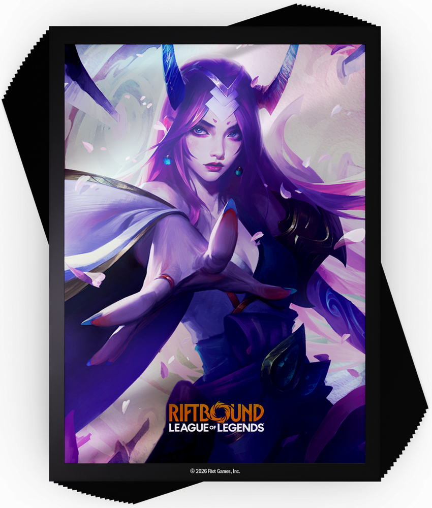 RIFTBOUND LEAGUE OF LEGENDS TCG SPIRITFORGED ART SLEEVES 100ct