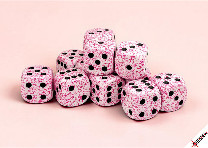 CHESSEX 16MM D6 DICE BLOCK (12 DICE) - SPECKLED
