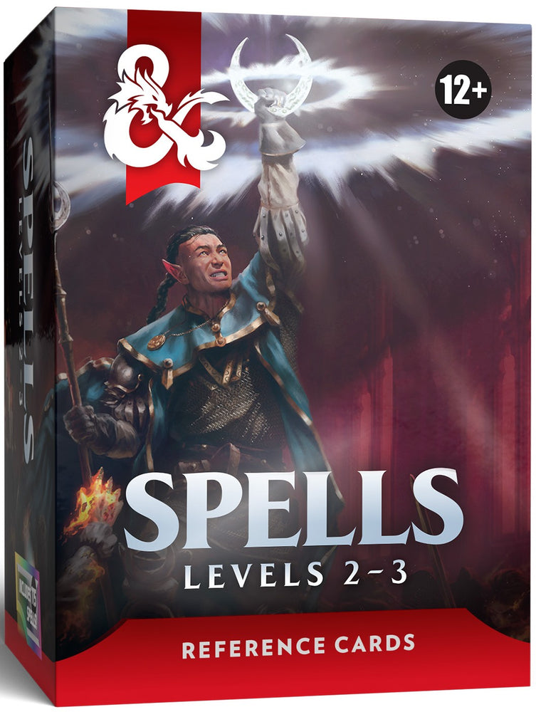 DND RPG REFERENCE CARDS SPELLS 2 (LEVELS 2-3)