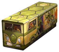UG DECK CASE ARKHIVE 400+ XENOSKIN MTG TEENAGE MUTANT NINJA TURTLES - TURTLES VAN